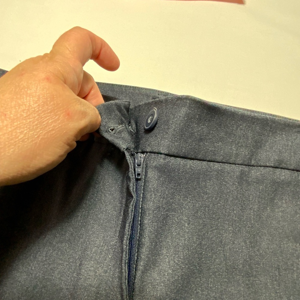 Lane Bryant Dark Blue Navy Women’s Trousers Size 24 Business Casual - Picture 6 of 10